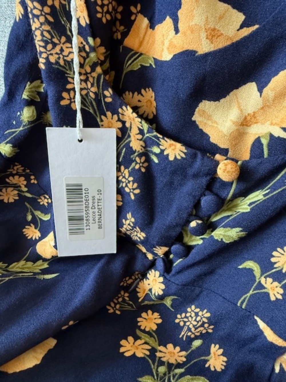 Reformation Lecce Dress in Bernadette, Size 10, NWT - Picture 3 of 9